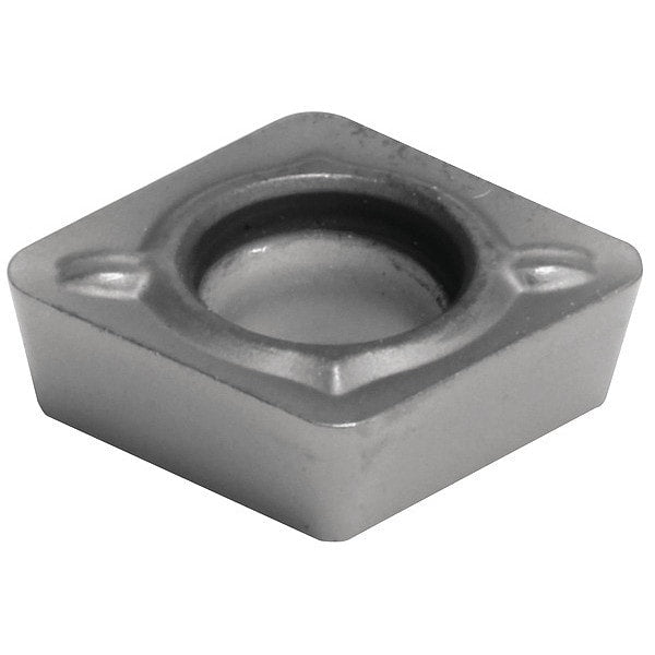 Diamond Turning Insert, Diamond, 3/8 in, CPMT, 80  Degrees, 1/32 in, Carbide