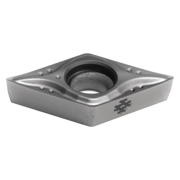 Diamond Turning Insert, Diamond, 1/4 in, DCGT, 55  Degrees, 1/64 in