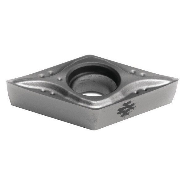 Diamond Turning Insert, Diamond, 1/4 in, DCGT, 55  Degrees, 0.0039 in, Carbide