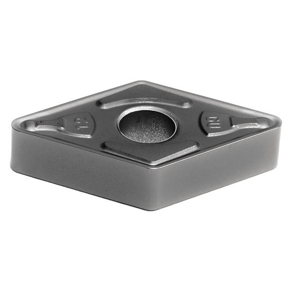 Diamond Turning Insert, Diamond, 1/2 in, DNMG, 55  Degrees, 1/32 in, Carbide