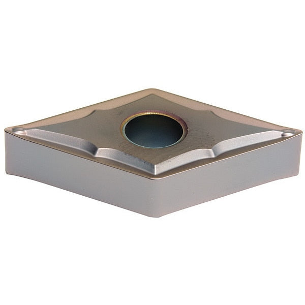 Diamond Turning Insert, Diamond, 1/2 in, DNMG, 55  Degrees, 1/64 in, Carbide