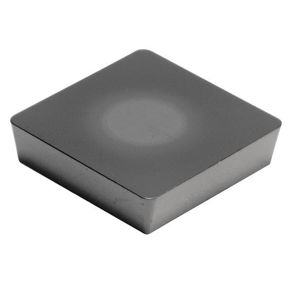 Square Turning Insert, Square, 1/4 in, SPG, 1/32 in, Carbide