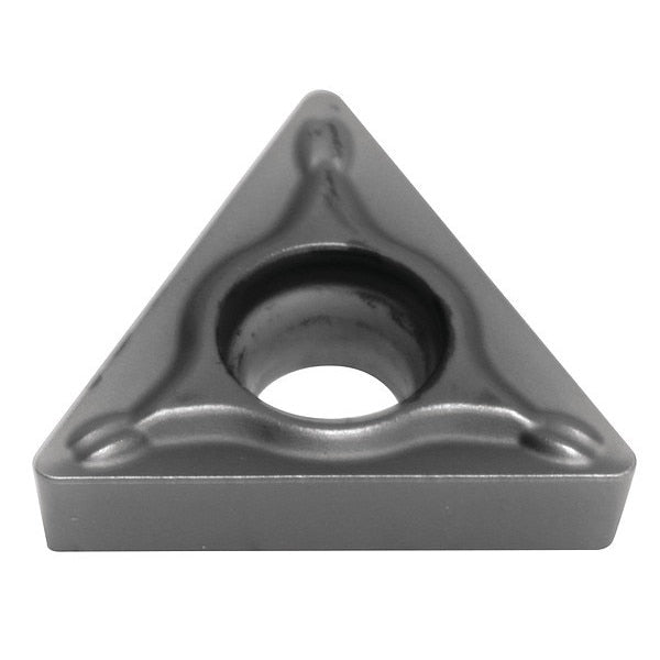 Triangle Turning Insert, Triangle, 3/8 in, TCMT, 0.0156 in, Carbide