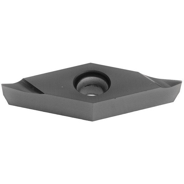 Diamond Turning Insert, Diamond, 1/4 in, VCGT, 35  Degrees, 0.0039 in, Carbide
