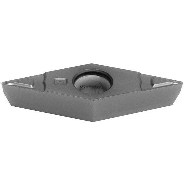 Diamond Turning Insert, Diamond, 3/8 in, VCMT, 35  Degrees, 1/32 in, Carbide