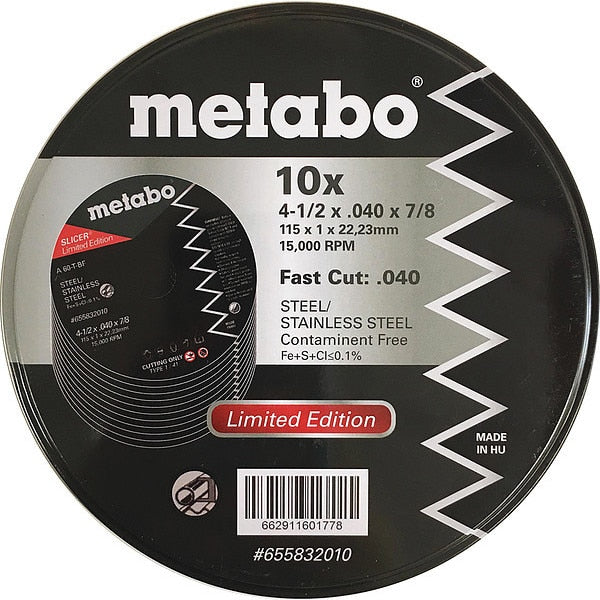 Abrasive Cut-Off Wheel, PK10