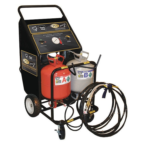 Multipurpose/Construction Foam Dispensing Machine, Black, 10 Component
