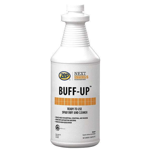 Buff Cleaner, Liquid, 1 qt, Bottle, PK12
