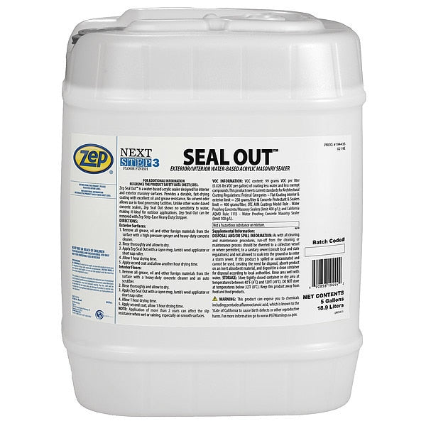 Masonry Floor Sealer, High Gloss, 5 gal