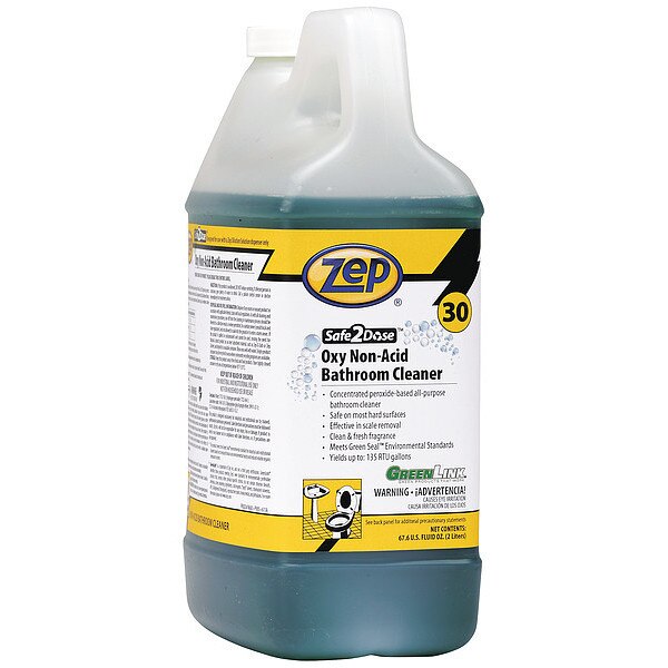 Oxy NonAcid BathroomCleaner, 2LBottle, PK4