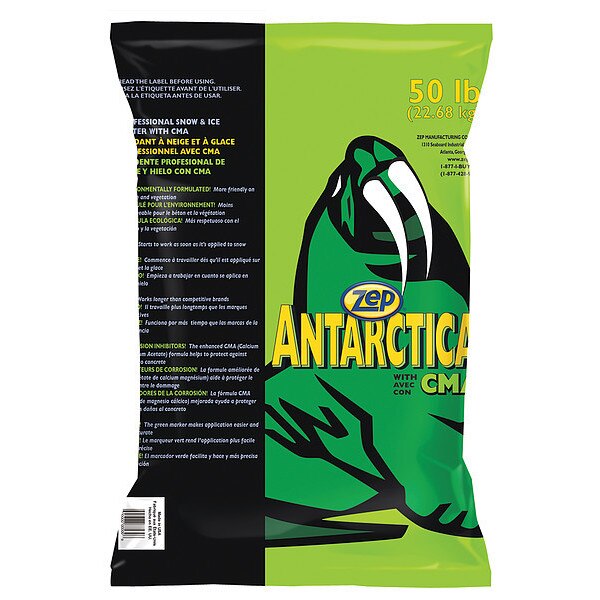 Granular Ice Melt, 50 lb., Bag, Green, PK49