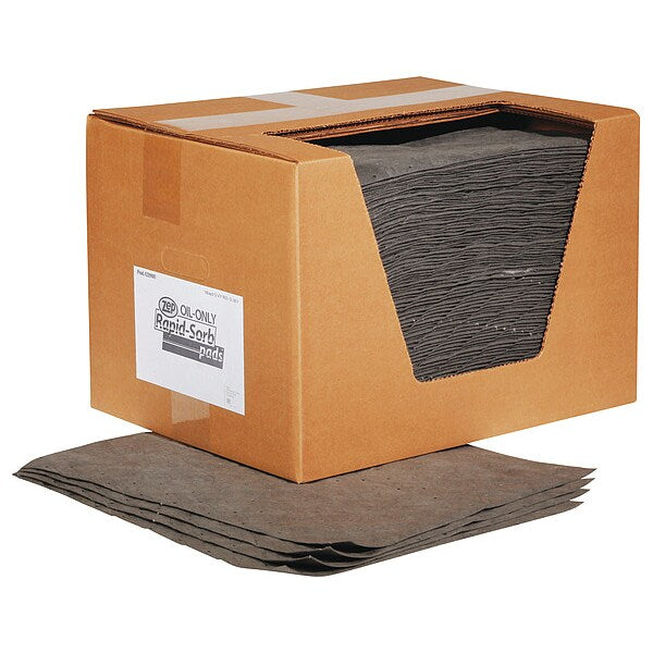 Sorbents, 36 gal. Oil Absorbed, White, Polypropylene