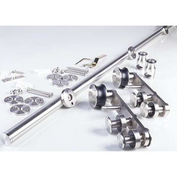 Hardware Pack, Sliding, SS, Brushed SS