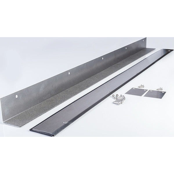 Door Bottom, Brushed SS, 1/4