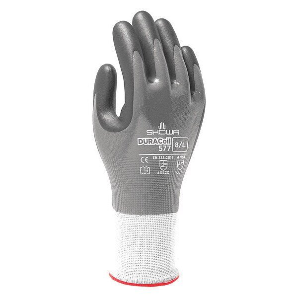 Cut Resistant Coated Gloves, A3 Cut Level, Foam Nitrile, XL, 1 PR
