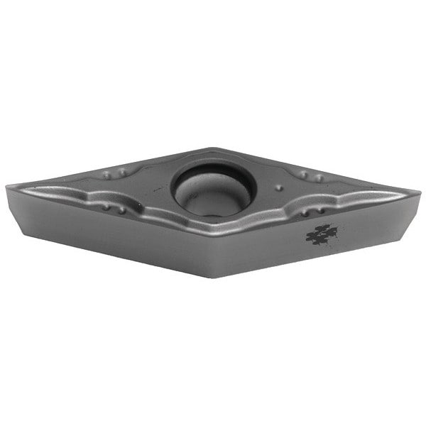 Diamond Turning Insert, Diamond, 1/4 in, VCGT, 35  Degrees, 1/64 in, Carbide