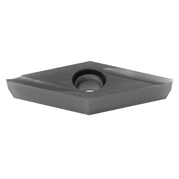 Diamond Turning Insert, Diamond, 1/4 in, VCGT, 35  Degrees, 0.0039 in, Carbide