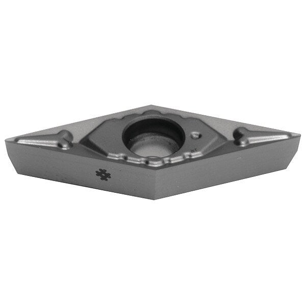 Diamond Turning Insert, Diamond, 3/4 in, VCGT, 35  Degrees, 1/64 in, Carbide