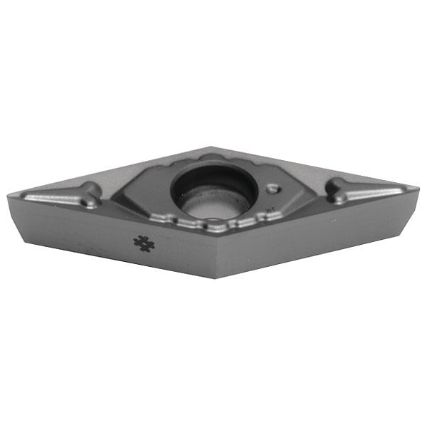 Diamond Turning Insert, Diamond, 1/4 in, VCGT, 35  Degrees, 0.0079 in, Carbide