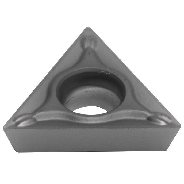 Triangle Turning Insert, Triangle, 3/8 in, TPMT, 0.0156 in, Carbide