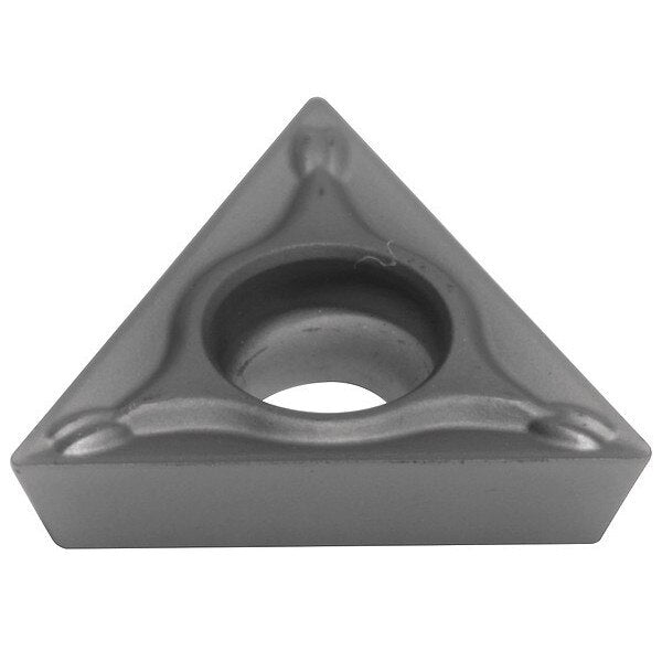 Triangle Turning Insert, Triangle, 7/32 in, TPMT, 0.0156 in, Carbide