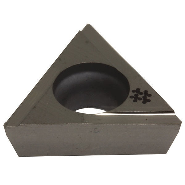 Triangle Turning Insert, Triangle, 1/4 in, TPGG, 0.0156 in, Carbide