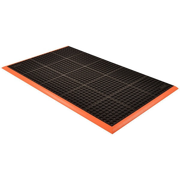 Mini-Diamond Studded Top Antifatigue Runner 3 ft 4 in W x 10 ft 4 in L, 7/8 In