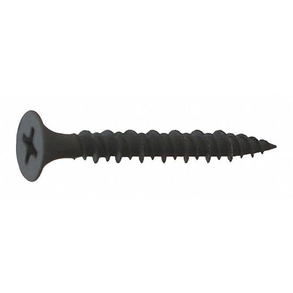 Drywall Screw, #8 x 2-1/2 in, Flat Head Phillips Drive, 2500 PK