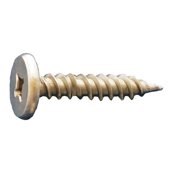 Sheet Metal Screw, #10 x 1 in, 302 STAINLESS STEEL Stainless Steel Pan Head Phillips Drive, 5000 PK