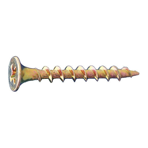 Drywall Screw, #8 x 2-1/2 in, Flat Head Phillips Drive, 2500 PK