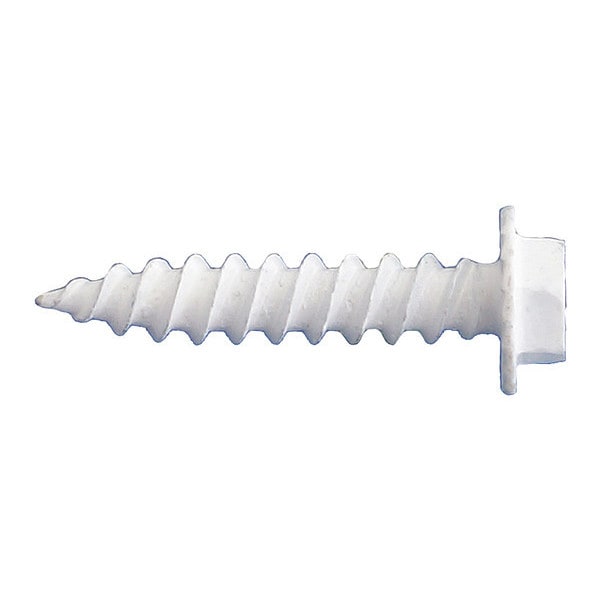 Sheet Metal Screw, #8 x 1 in, Dagger-Guard Steel Hex Head Hex Drive, 8000 PK