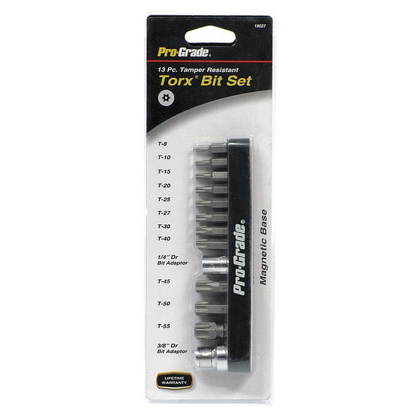 Proof Torx Bit Set, 13 pcs. Tamper