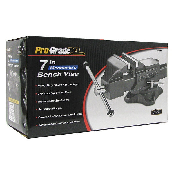 Heavy Duty Swivel Bench Vise, 7