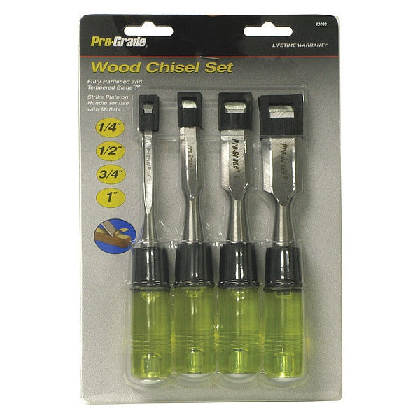 Chisel Set, Wood, 4 pcs.