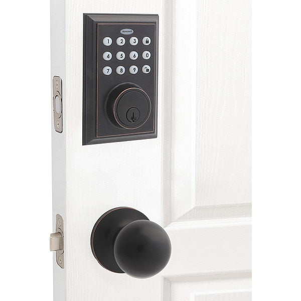 Entry DoorKnob, w/Keypad, BluetoothEnabled