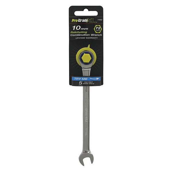 Ratcheting Combo Wrench, 10mm