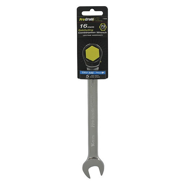 Ratcheting Combo Wrench, 16mm