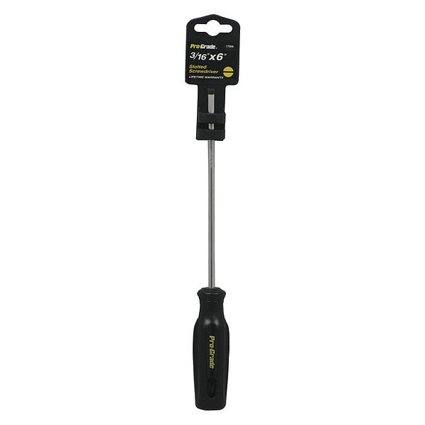 Slotted Screwdriver, 3/16x6