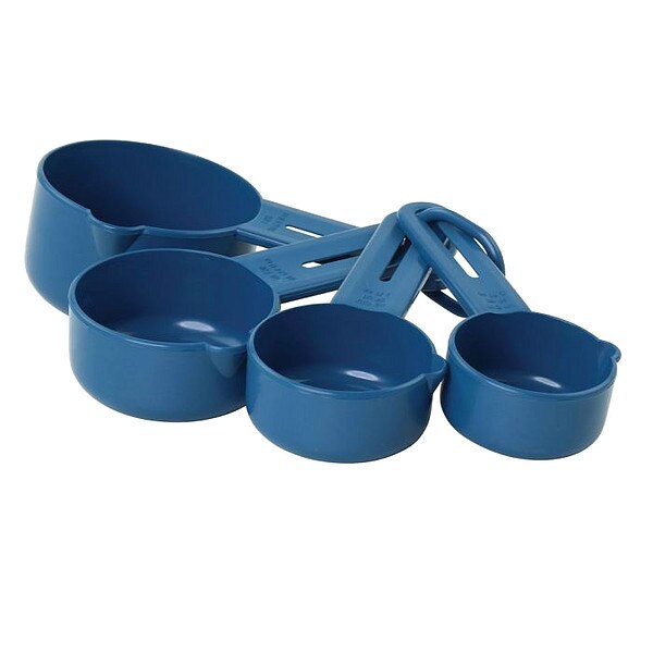 Measuring Cup Set of 4, Blue, Plastic