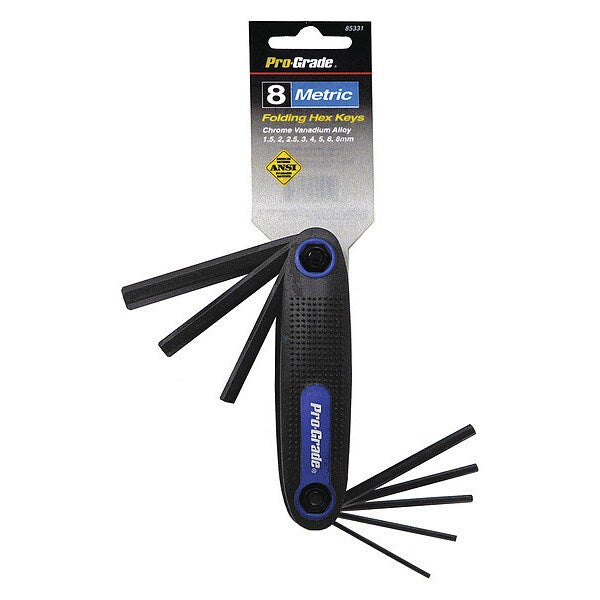 8 Piece Metric Fold-Up, Hex Key Set