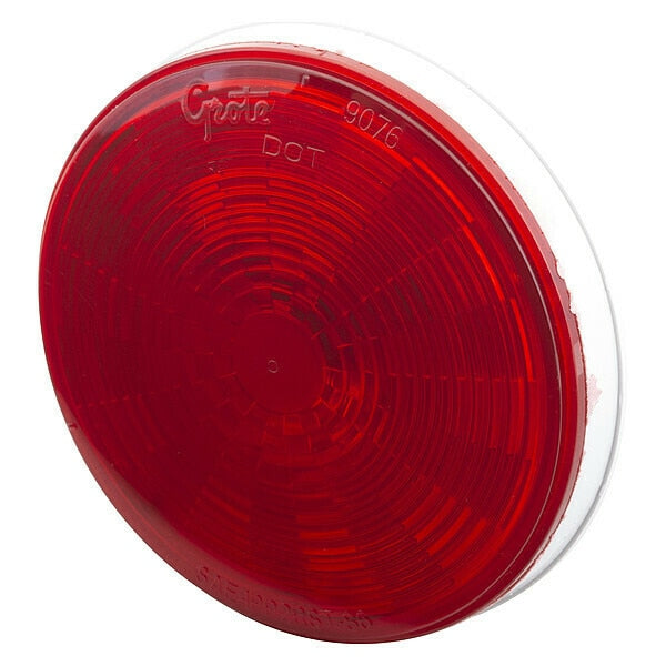Stop/Tail/Trn Lamp, LED, Dia 4-5/16 In, Red