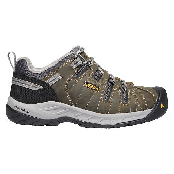 Size 11-1/2 Men's Hiker Shoe Steel Work Shoe, Gargoyle/Paloma