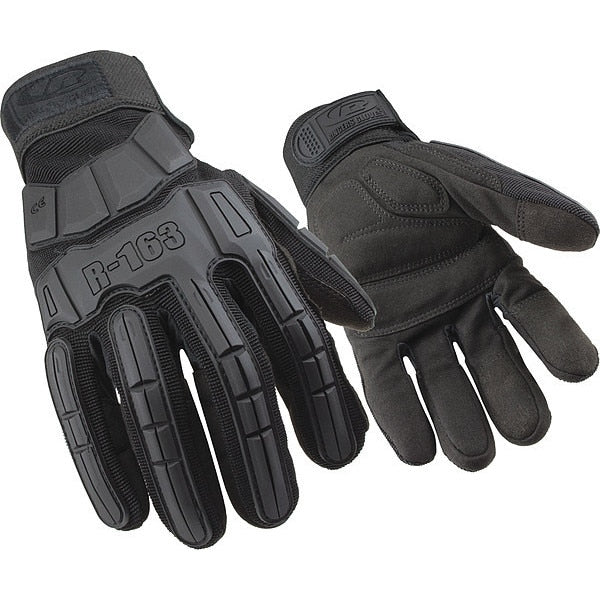Impact Resistant Gloves, Black, XL, PR