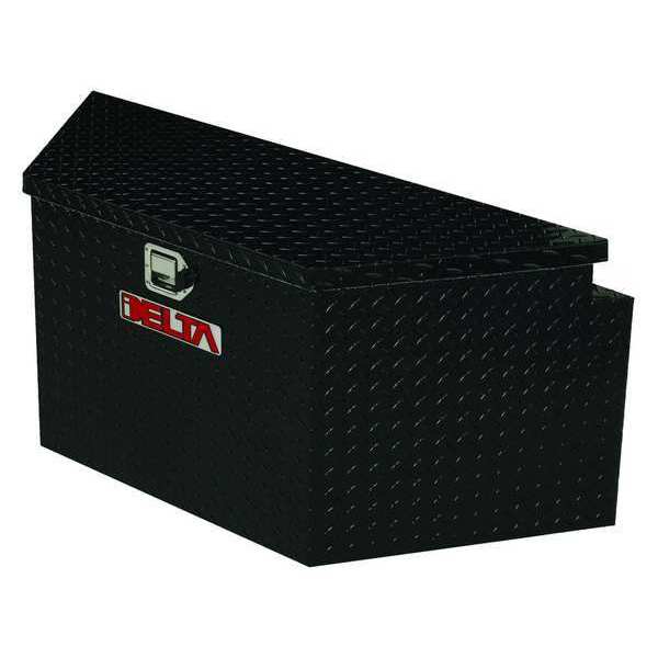 Trailer Tongue Box, Silver, Single Lid