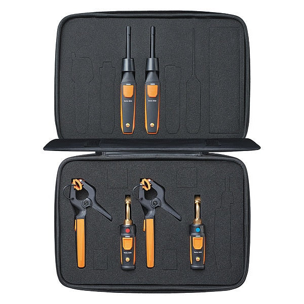 Refrigeration Test and Load Kit, Wireless, Power Supply: (9) AAA Batteries
