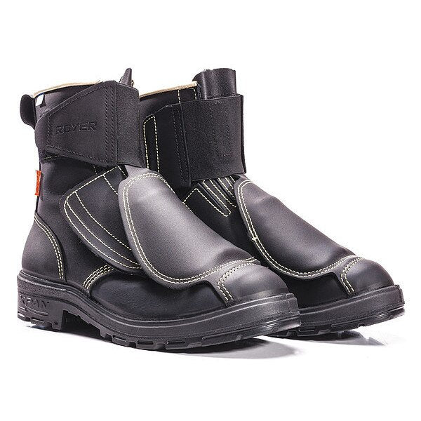 Size 11 Men's 8 in Work Boot Aluminum Work Boot, Black
