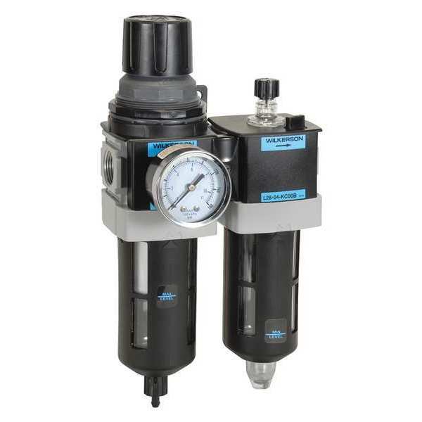 Filter/Regulator/Lubricator, 2 pcs., Overall Height: 11.5 in
