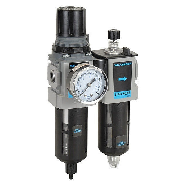 Filter/Regulator/Lubricator, 2 pcs., Max. Flow - Air Treatment: 90 cfm