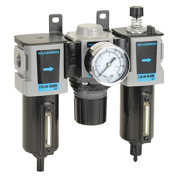 Filter/Regulator/Lubricator, 3 pcs.