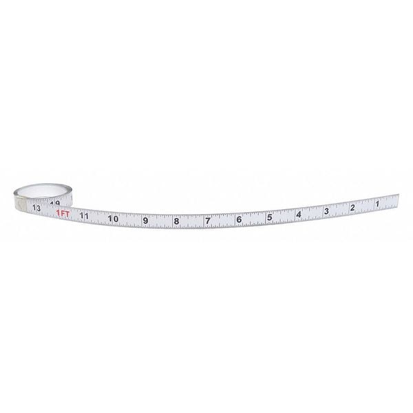 72 in Adhesive Tape Measure, 1/2 in Blade